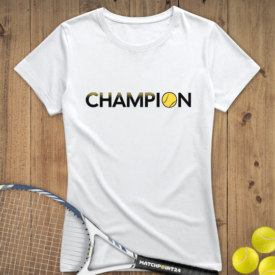 Champion | Premium Damen T-Shirt - Matchpoint24 - Kleidung für Tennisfans