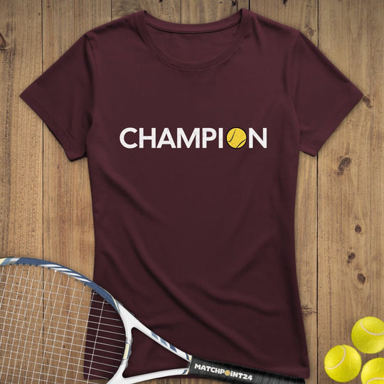 Champion | Premium Damen T-Shirt - Matchpoint24 - Kleidung für Tennisfans