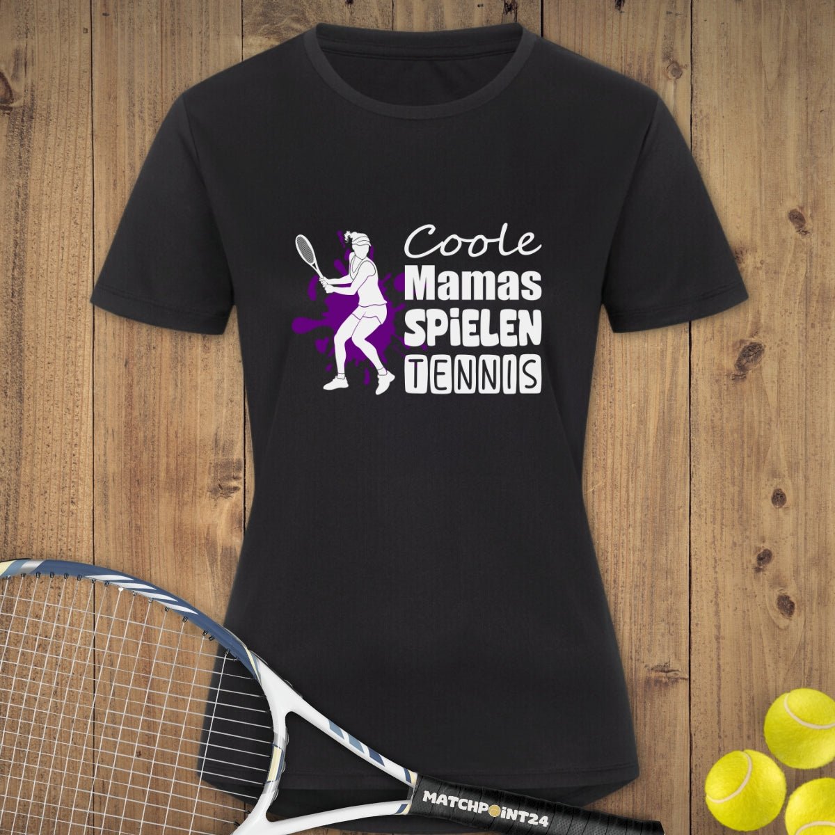 Coole Mamas | Damen Sport T-Shirt - Matchpoint24 - Kleidung für Tennisfans