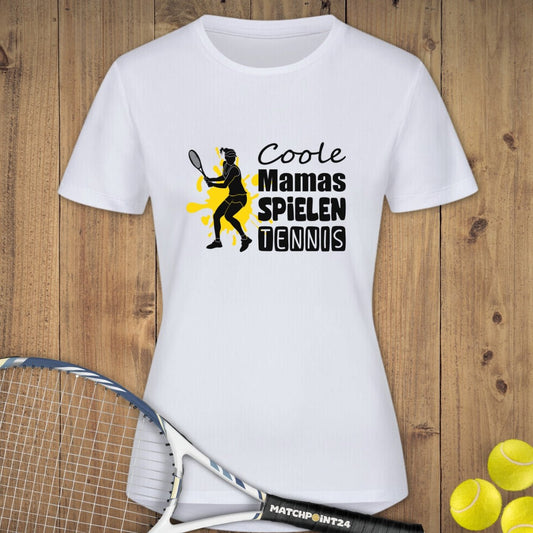 Coole Mamas | Damen Sport T-Shirt - Matchpoint24 - Kleidung für Tennisfans
