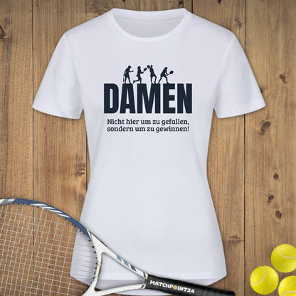 Damen nicht um zu gefallen | Damen Sport T-Shirt - Matchpoint24 - Kleidung für Tennisfans