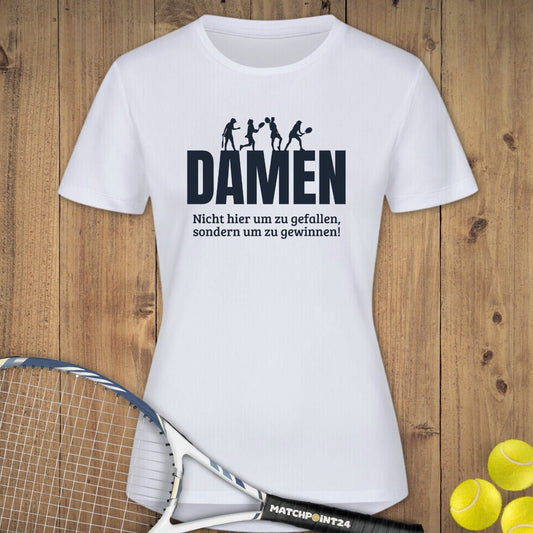 Damen nicht um zu gefallen | Damen Sport T-Shirt - Matchpoint24 - Kleidung für Tennisfans