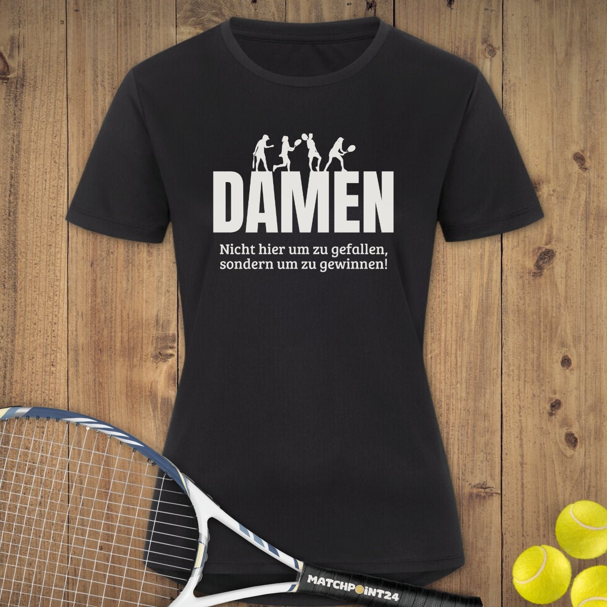 Damen nicht um zu gefallen | Damen Sport T-Shirt - Matchpoint24 - Kleidung für Tennisfans
