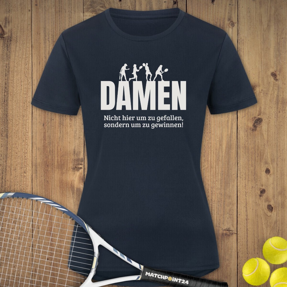 Damen nicht um zu gefallen | Damen Sport T-Shirt - Matchpoint24 - Kleidung für Tennisfans