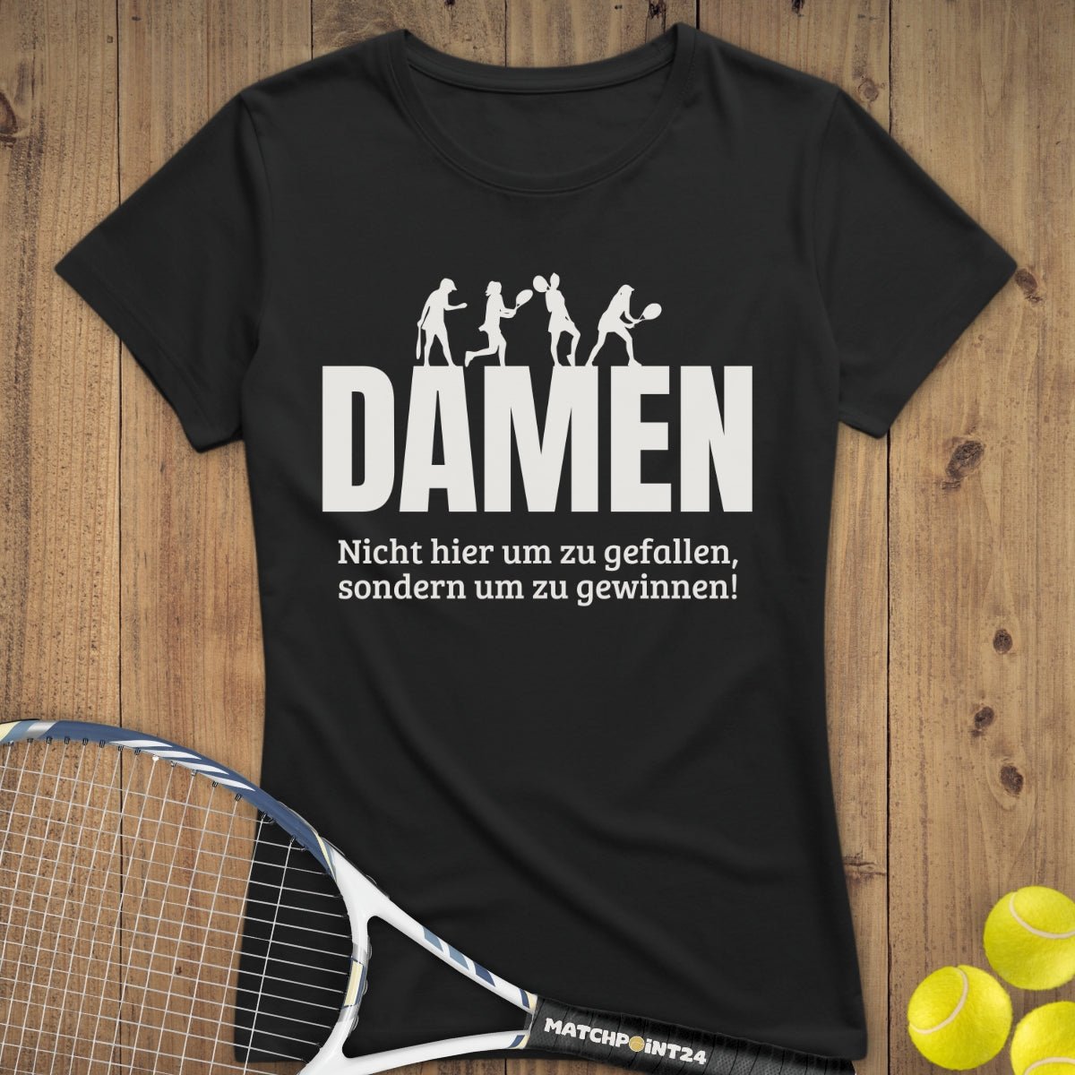 Damen nicht um zu gefallen | Premium Damen T-Shirt - Matchpoint24 - Kleidung für Tennisfans