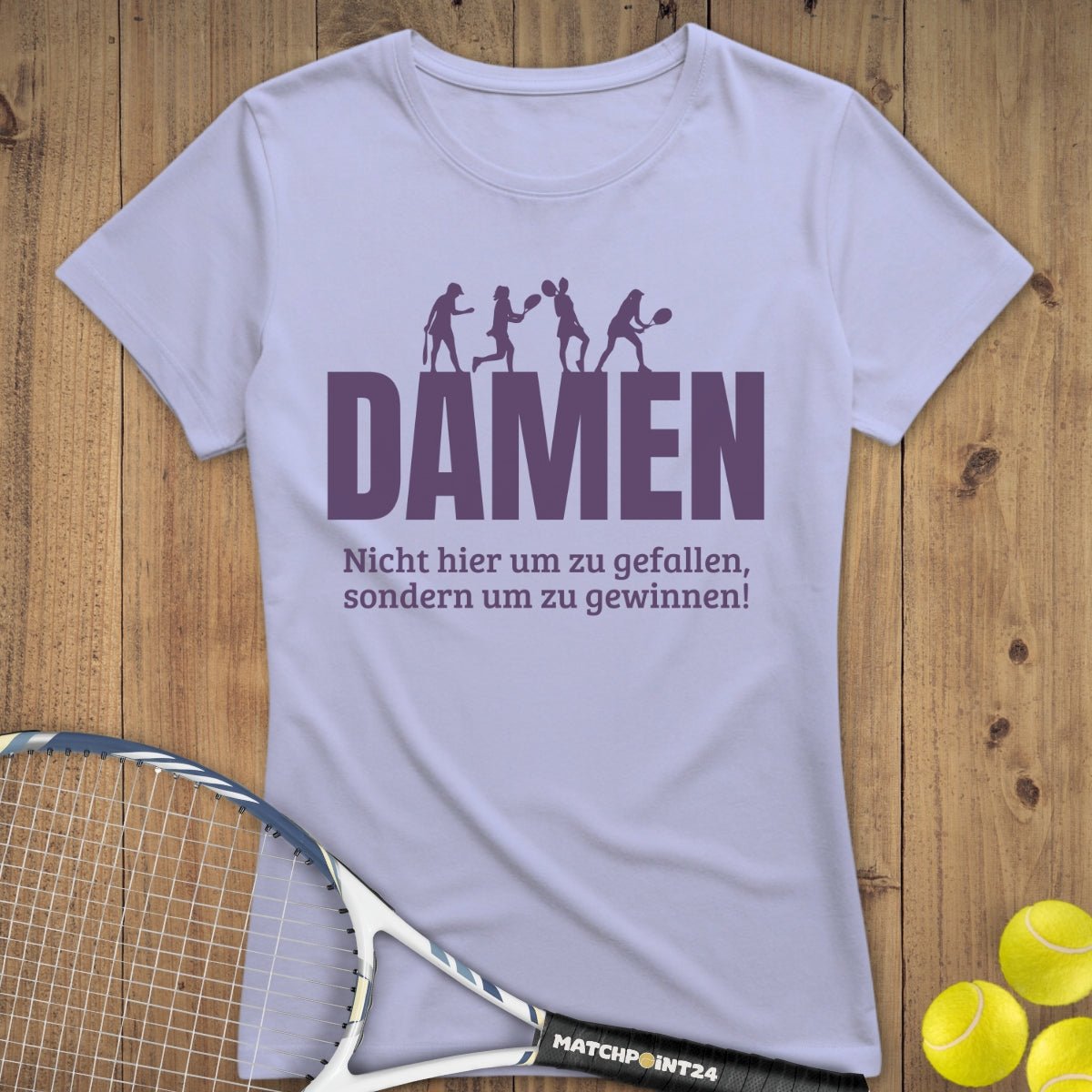 Damen nicht um zu gefallen | Premium Damen T-Shirt - Matchpoint24 - Kleidung für Tennisfans