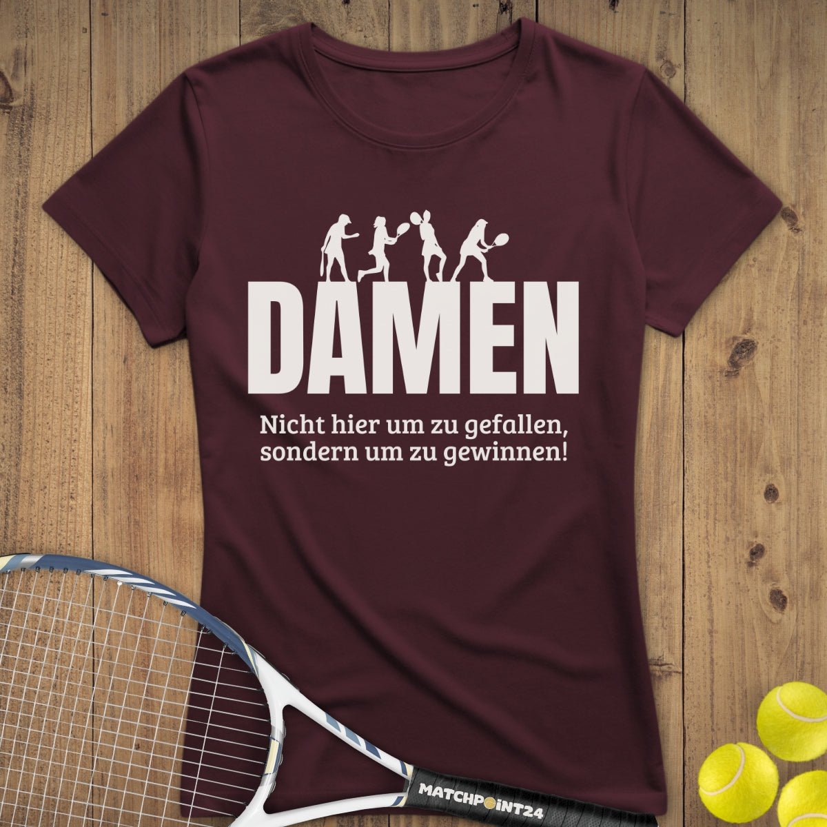 Damen nicht um zu gefallen | Premium Damen T-Shirt - Matchpoint24 - Kleidung für Tennisfans