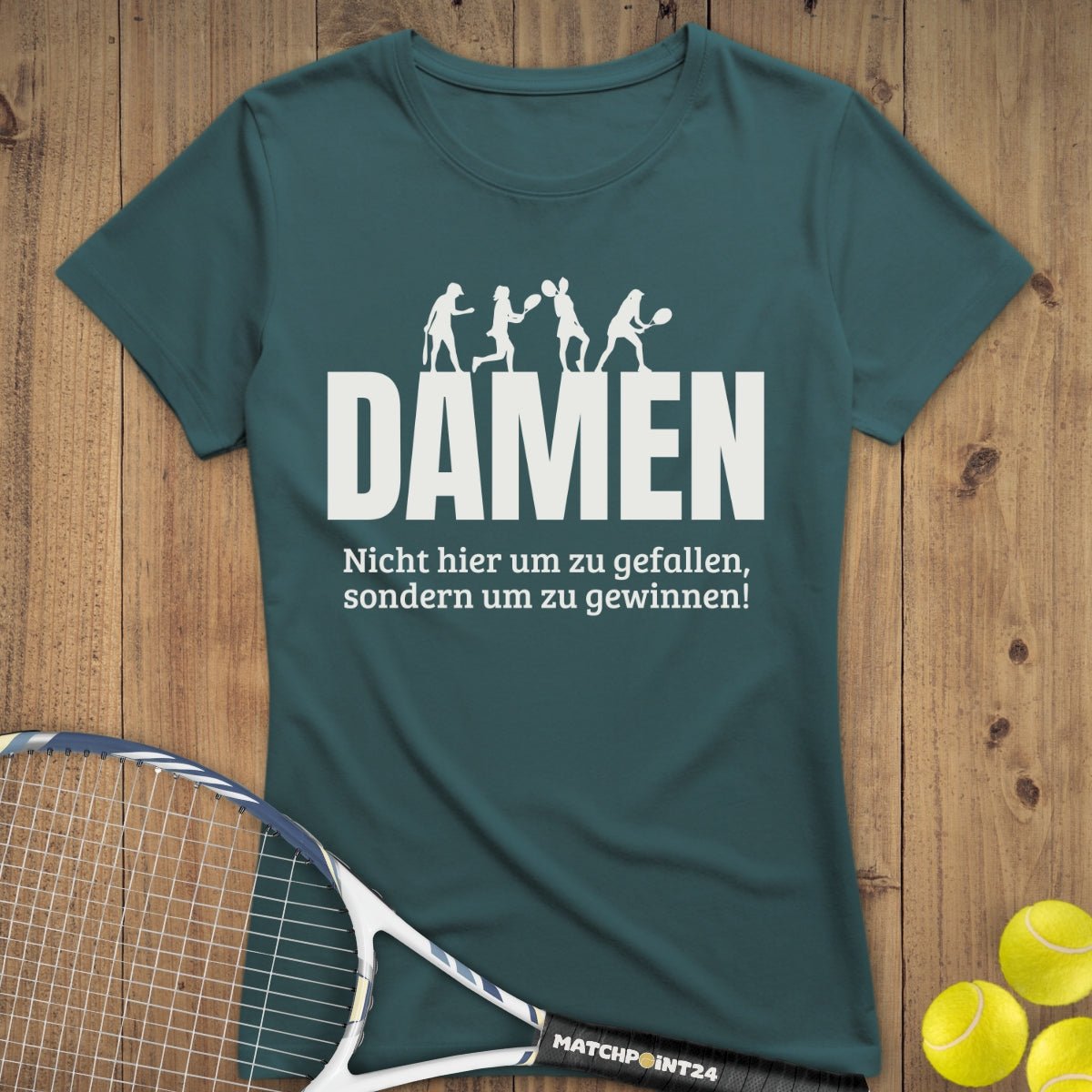 Damen nicht um zu gefallen | Premium Damen T-Shirt - Matchpoint24 - Kleidung für Tennisfans