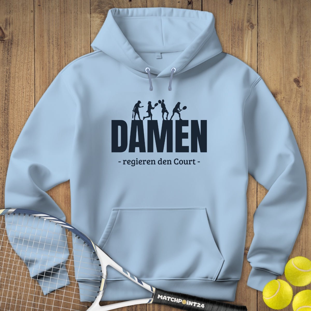 Damen regieren | Hoodie (Unisex) - Matchpoint24 - Kleidung für Tennisfans