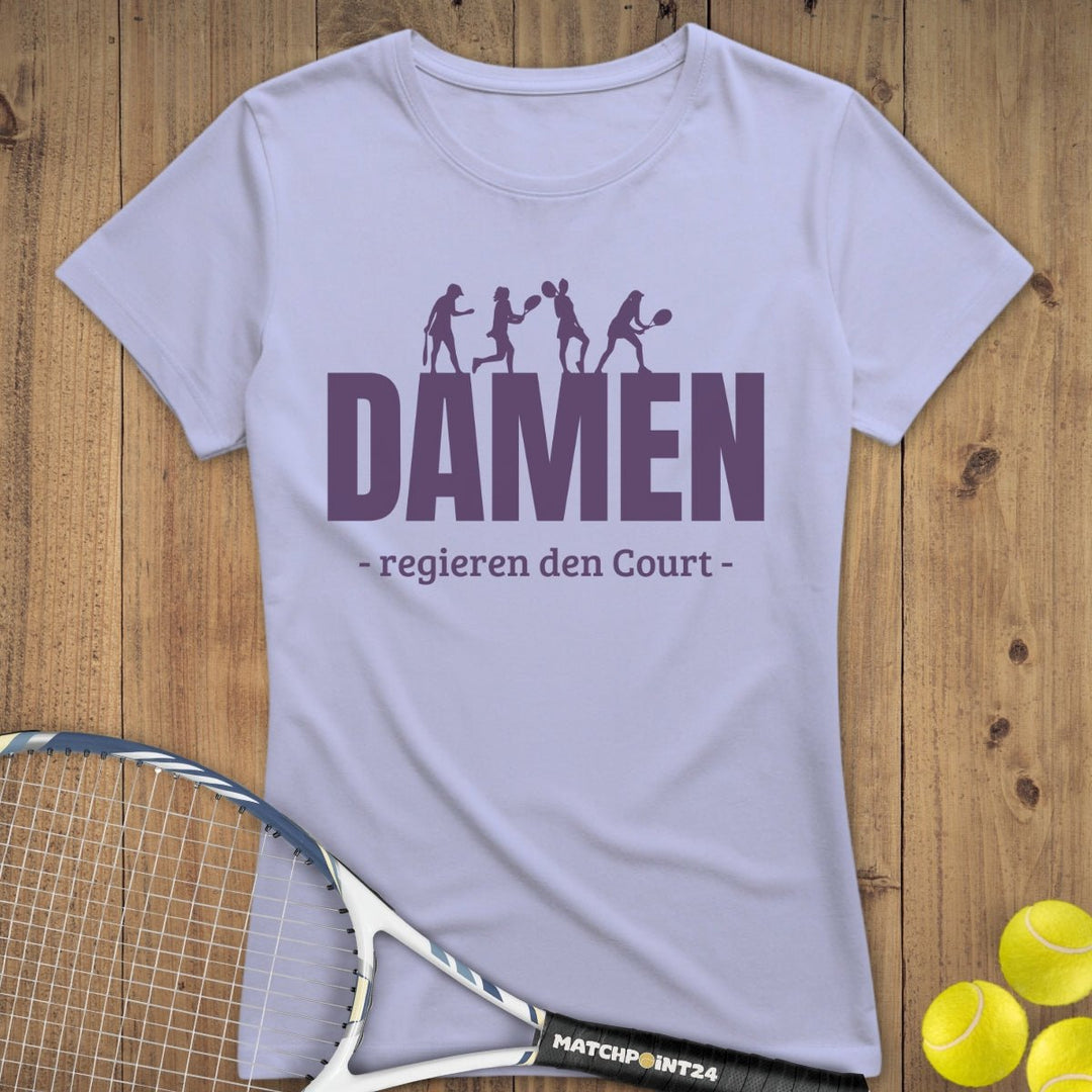 Damen regieren | Premium Damen T-Shirt - Matchpoint24 - Kleidung für Tennisfans