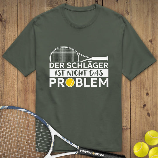 Das Problem | Premium Herren T-Shirt - Matchpoint24 - Kleidung für Tennisfans