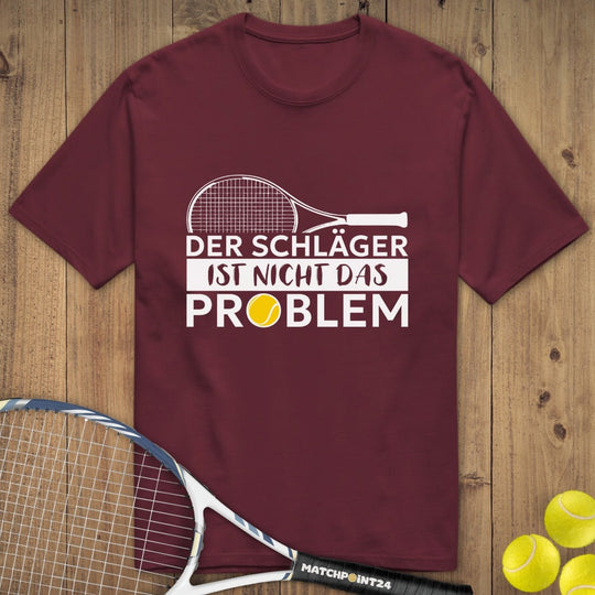 Das Problem | Premium Herren T-Shirt - Matchpoint24 - Kleidung für Tennisfans