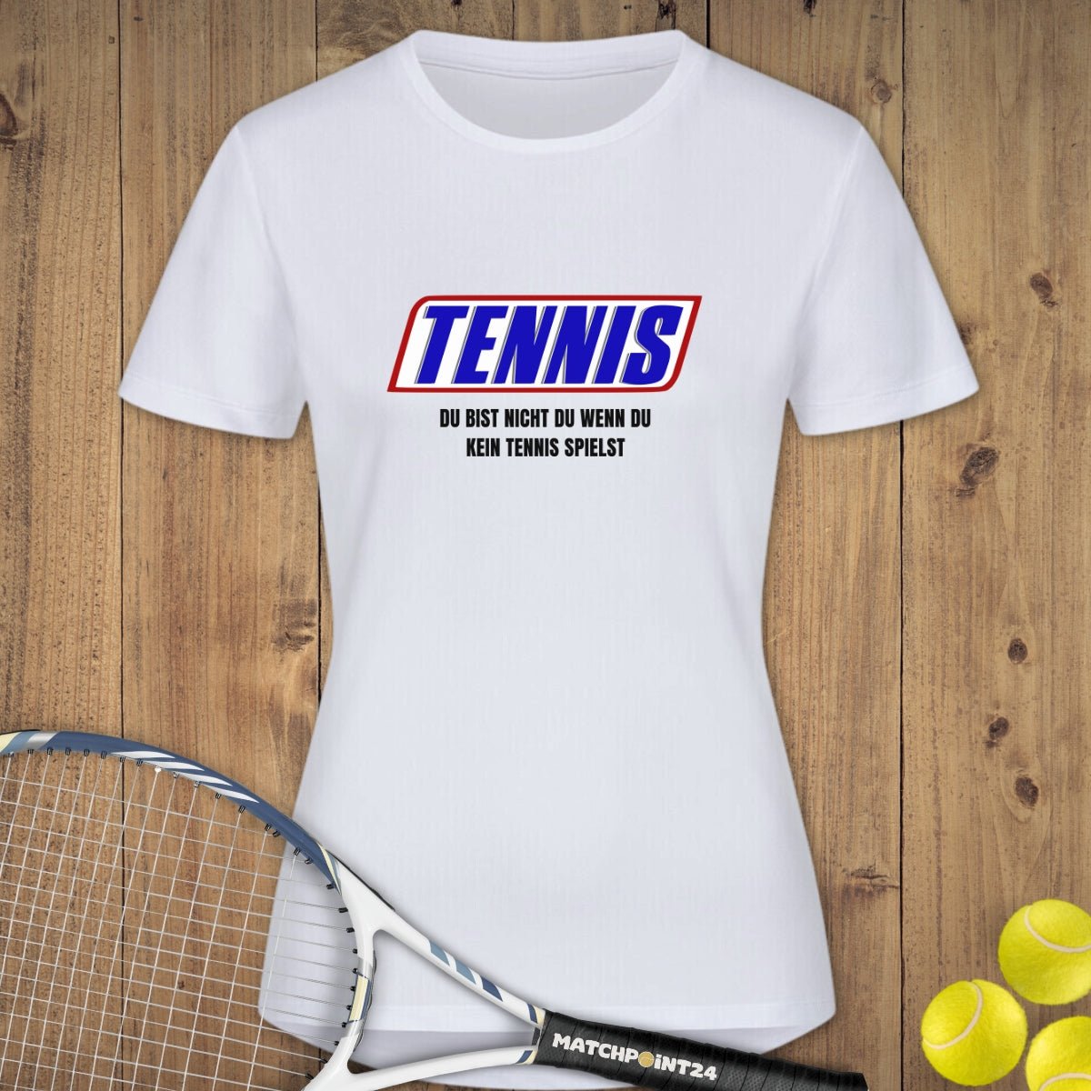 Du bist nicht du | Damen Sport T-Shirt - Matchpoint24 - Kleidung für Tennisfans