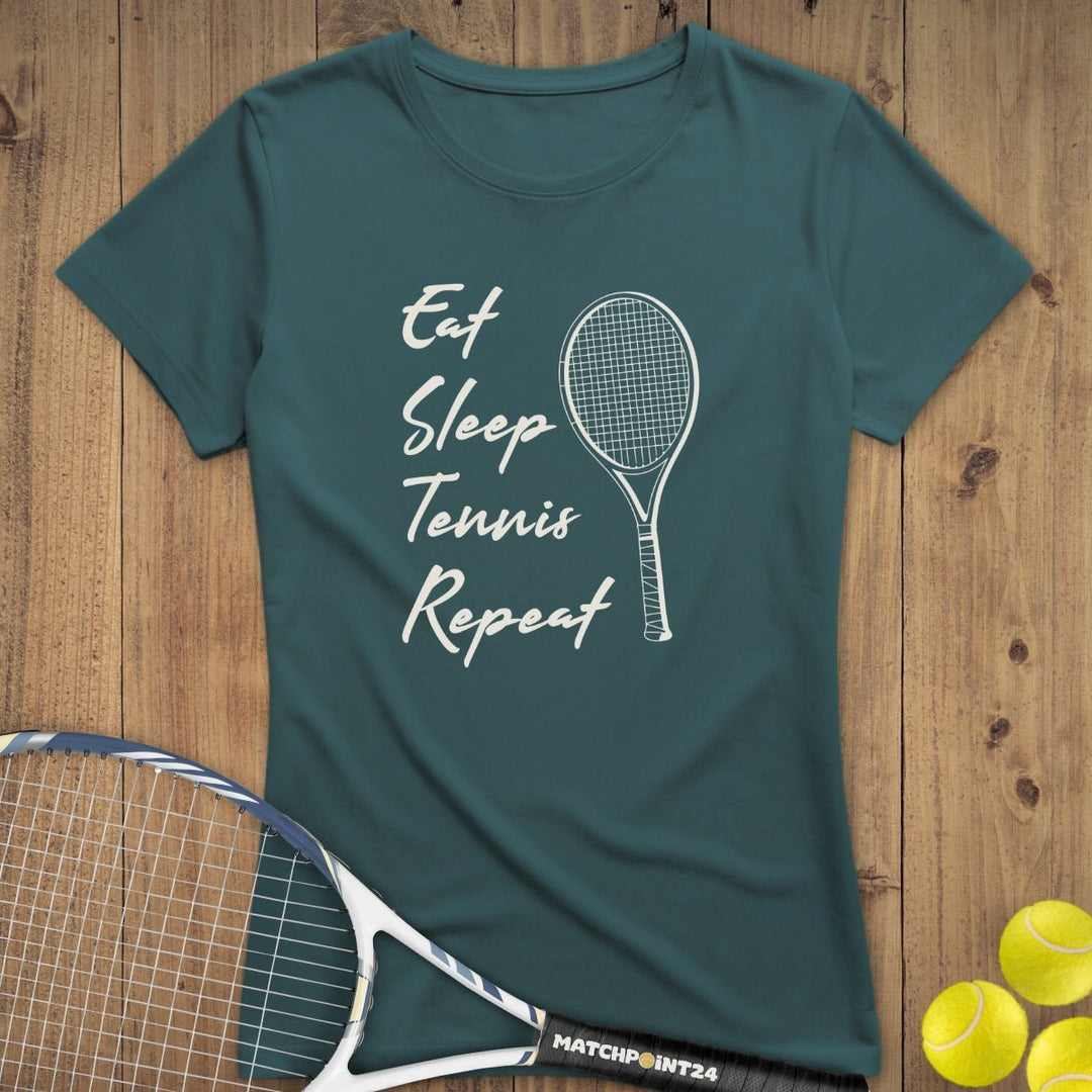 Estr | Premium Damen T-Shirt - Matchpoint24 - Kleidung für Tennisfans