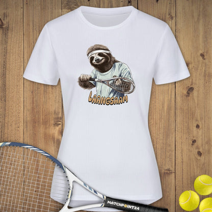 Faultier langsam | Damen Sport T-Shirt - Matchpoint24 - Kleidung für Tennisfans