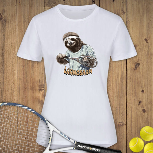 Faultier langsam | Damen Sport T-Shirt - Matchpoint24 - Kleidung für Tennisfans