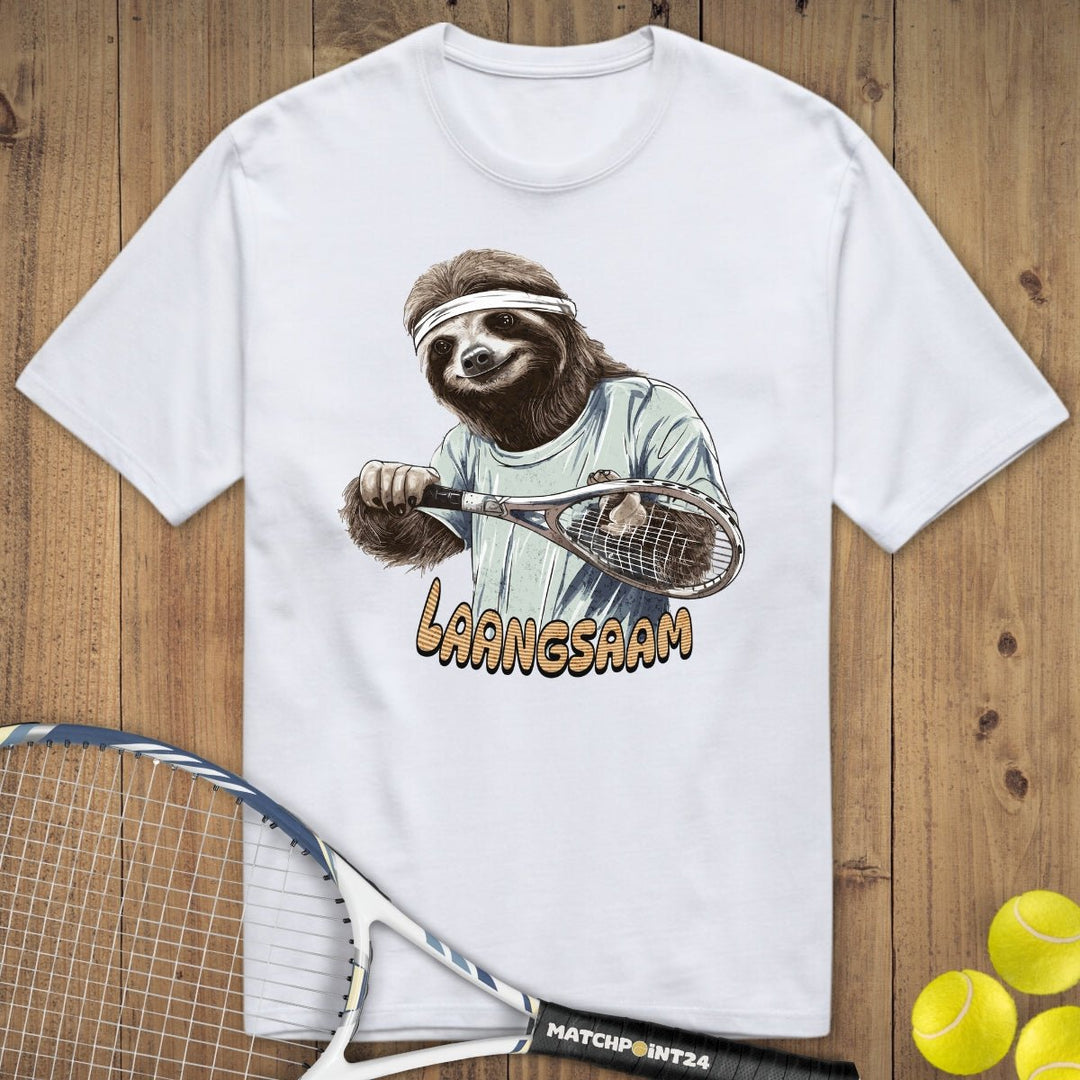 Faultier langsam | Premium Herren T-Shirt - Matchpoint24 - Kleidung für Tennisfans