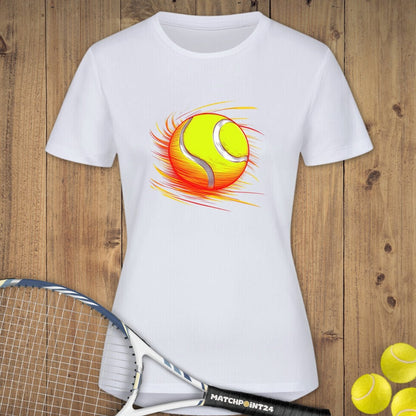 Feuerball | Damen Sport T-Shirt - Matchpoint24 - Kleidung für Tennisfans