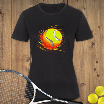 Feuerball | Damen Sport T-Shirt - Matchpoint24 - Kleidung für Tennisfans