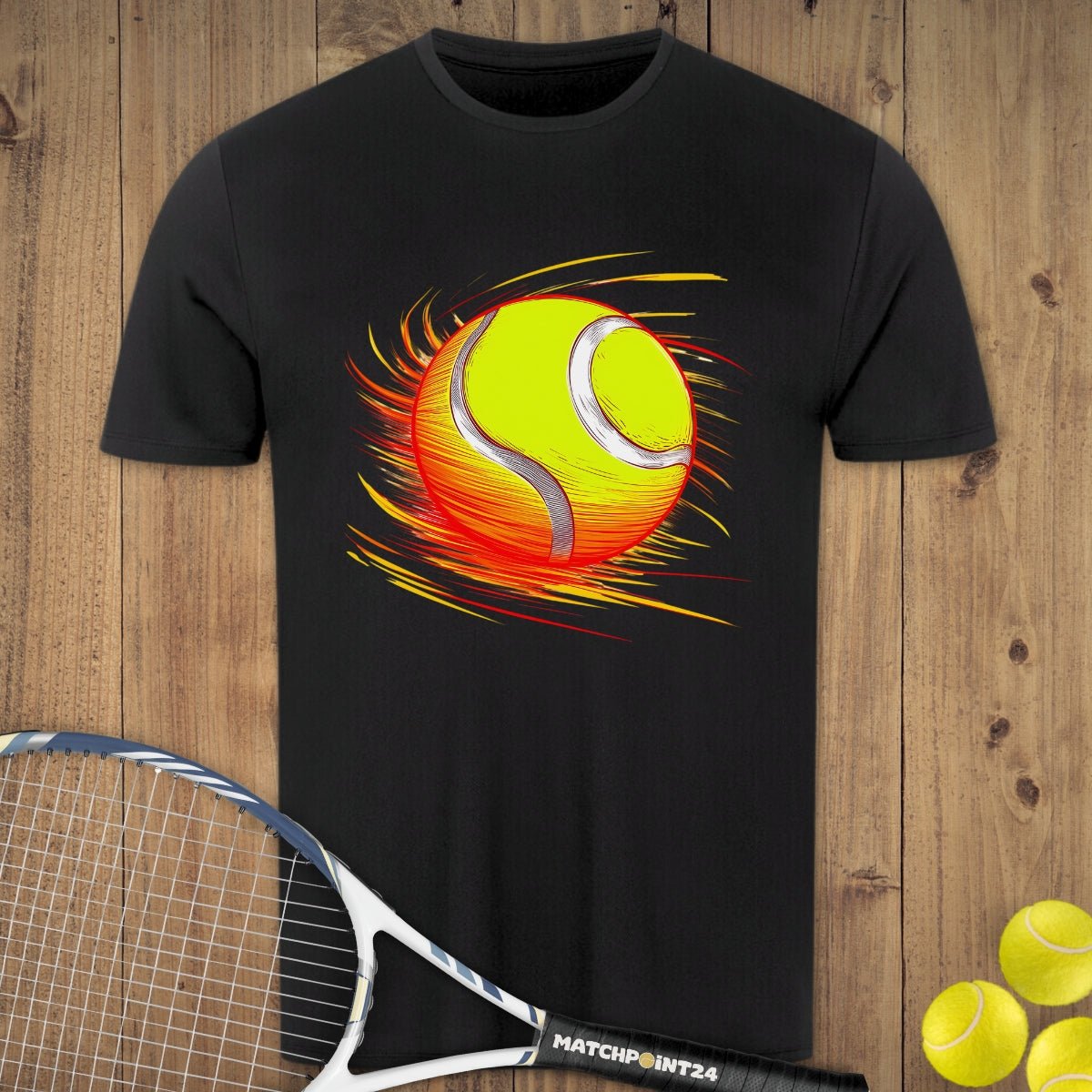 Feuerball | Herren Sport T-Shirt - Matchpoint24 - Kleidung für Tennisfans