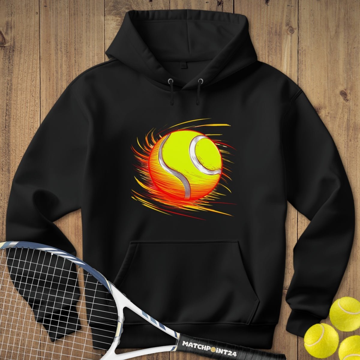 Feuerball Kapuzenpulli (limitiert) - Matchpoint24 - Kleidung für Tennisfans