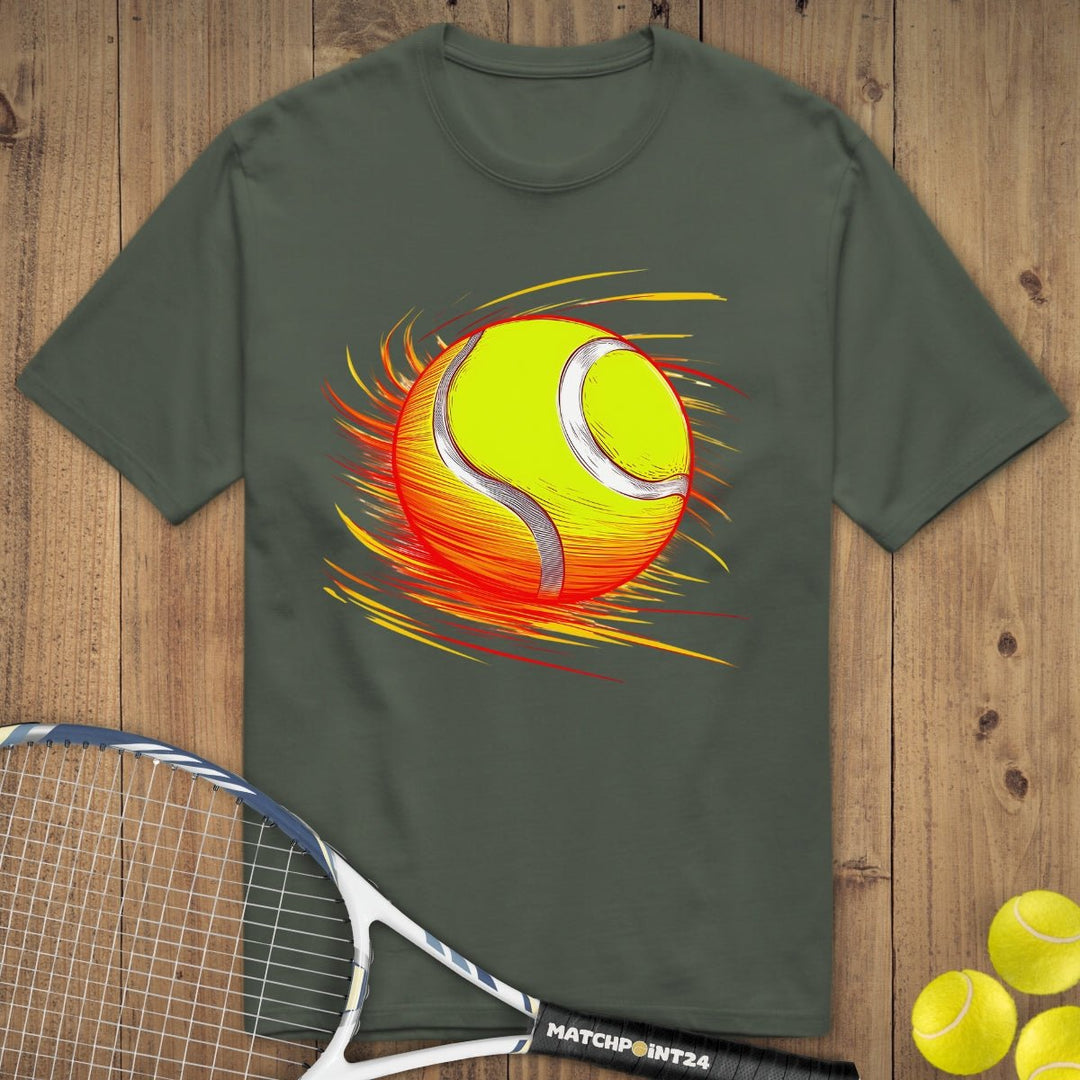 Feuerball | Premium Herren T-Shirt - Matchpoint24 - Kleidung für Tennisfans