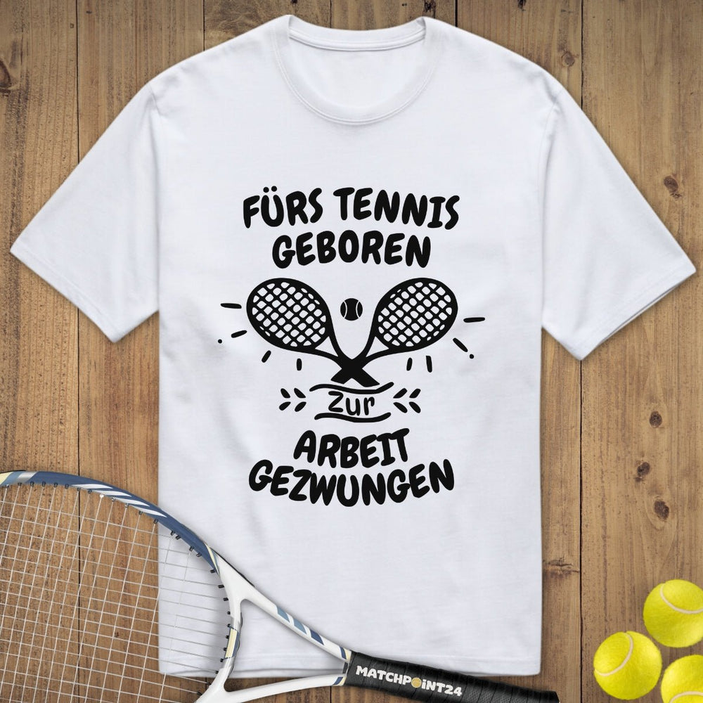 Fürs Tennis geboren | Premium Herren T-Shirt - Matchpoint24 - Kleidung für Tennisfans