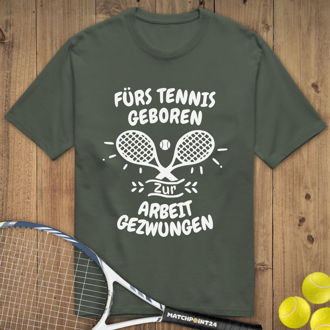 Fürs Tennis geboren | Premium Herren T-Shirt - Matchpoint24 - Kleidung für Tennisfans