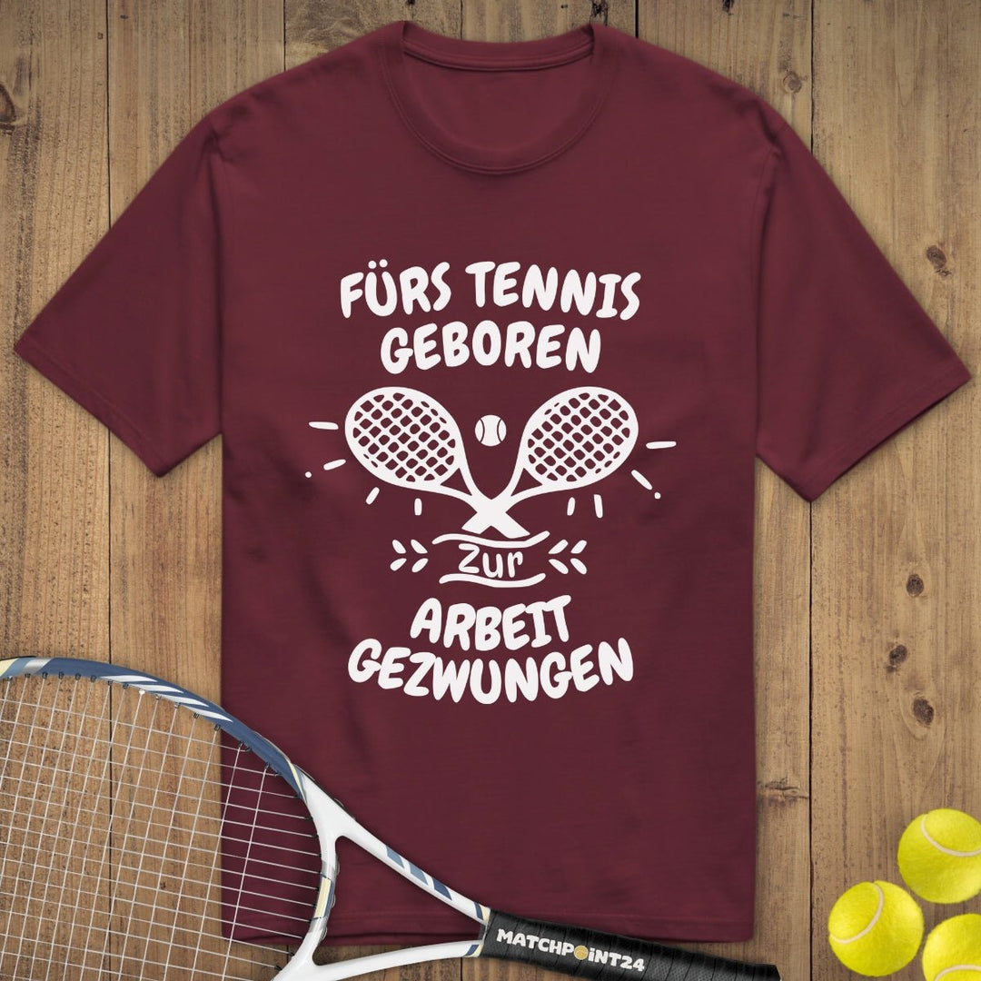 Fürs Tennis geboren | Premium Herren T-Shirt - Matchpoint24 - Kleidung für Tennisfans