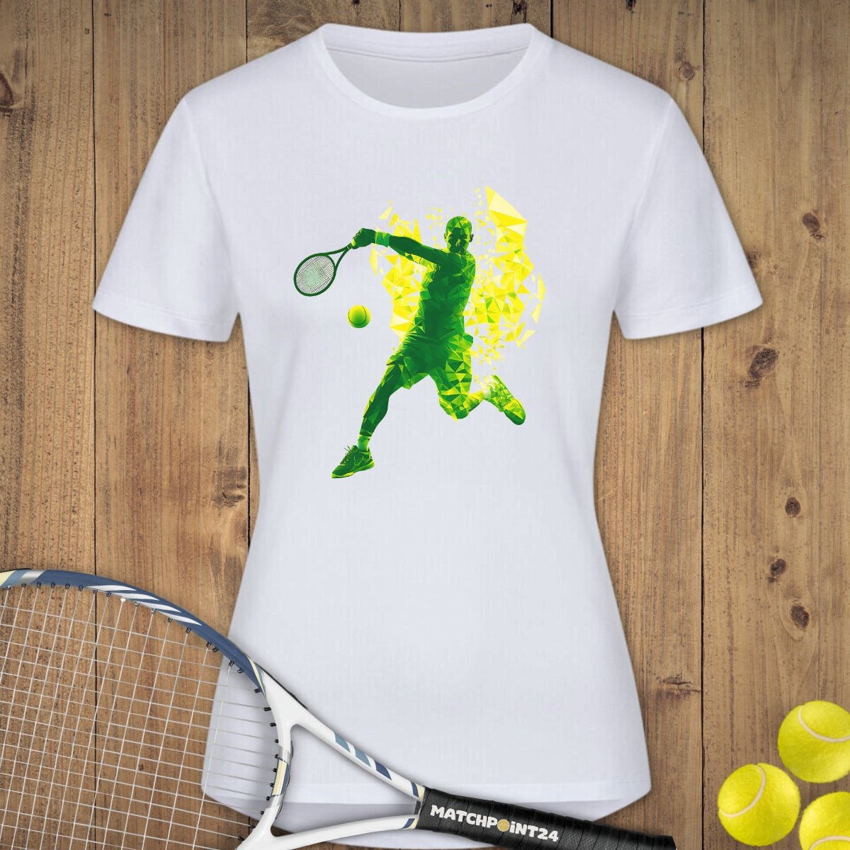 Green Player | Damen Sport T-Shirt - Matchpoint24 - Kleidung für Tennisfans