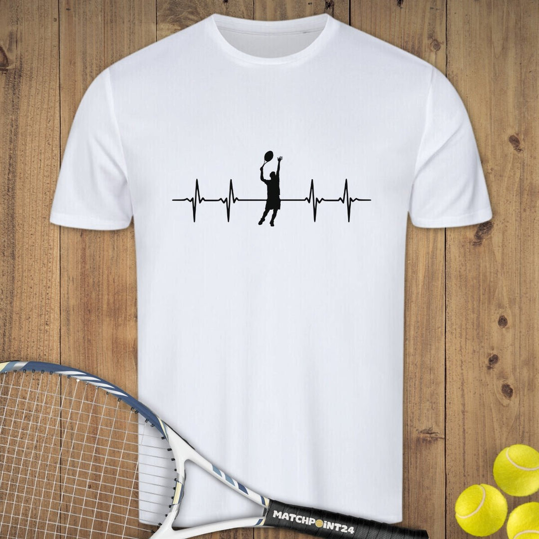 Herzschlag | Herren Sport T-Shirt - Matchpoint24 - Kleidung für Tennisfans