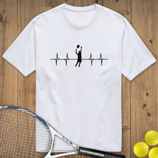 Herzschlag Mann | Premium Herren T-Shirt - Matchpoint24 - Kleidung für Tennisfans