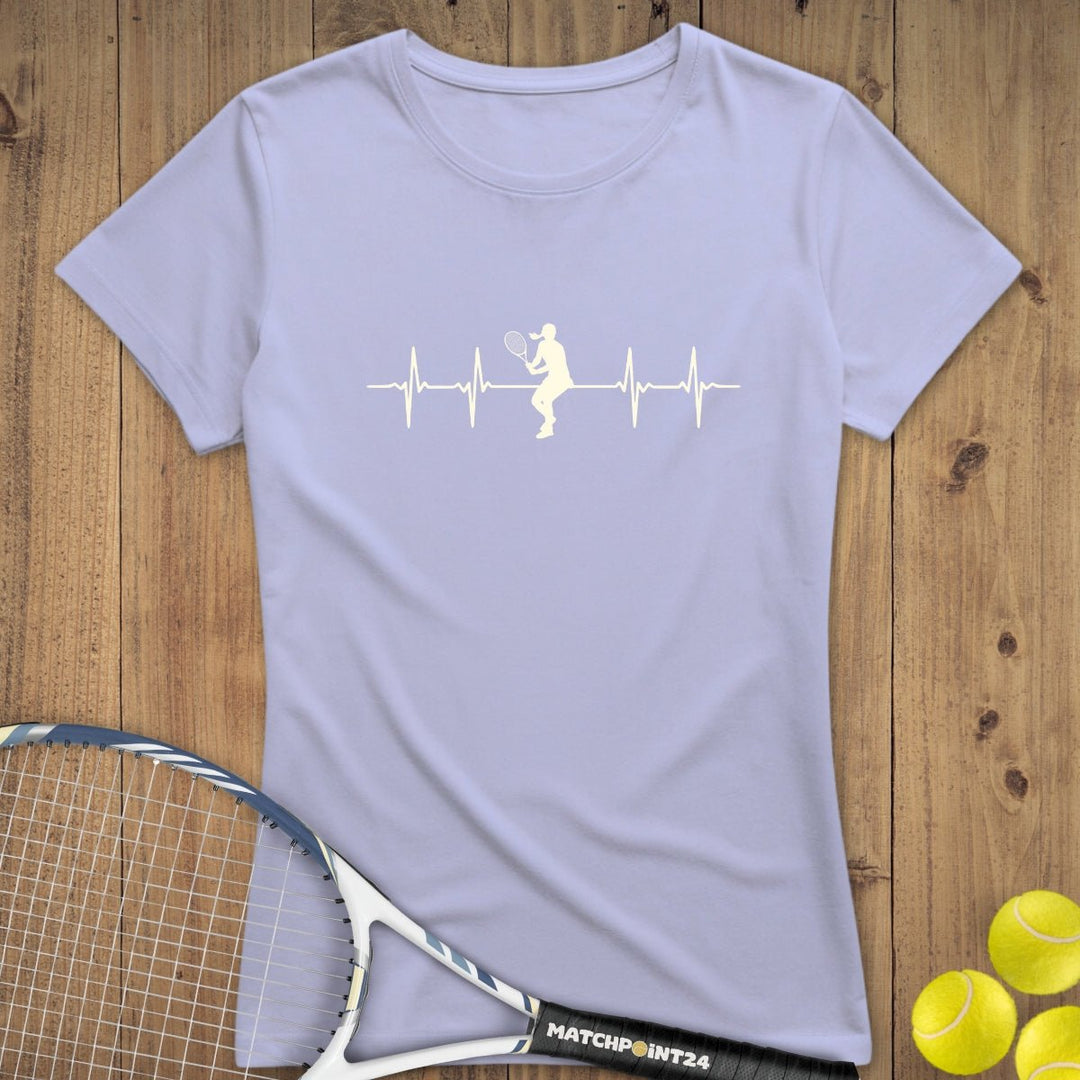 Herzschlag Tennisfrau | Premium Damen T-Shirt - Matchpoint24 - Kleidung für Tennisfans