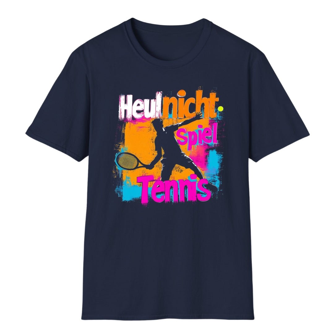 Heul nicht neon | Basic T-Shirt (limitiert) - Matchpoint24 - Kleidung für Tennisfans
