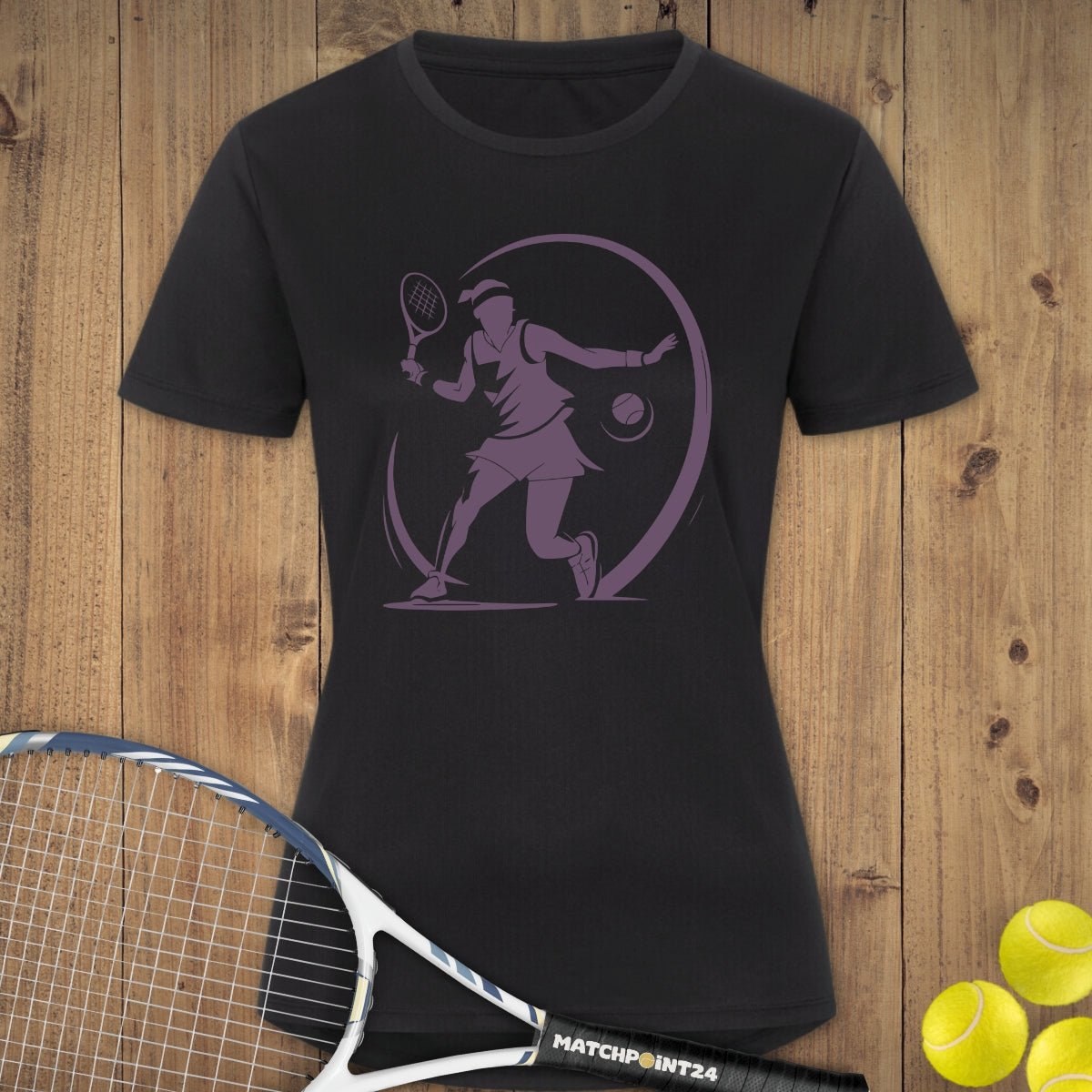 Hit it Frau | Damen Sport T-Shirt - Matchpoint24 - Kleidung für Tennisfans