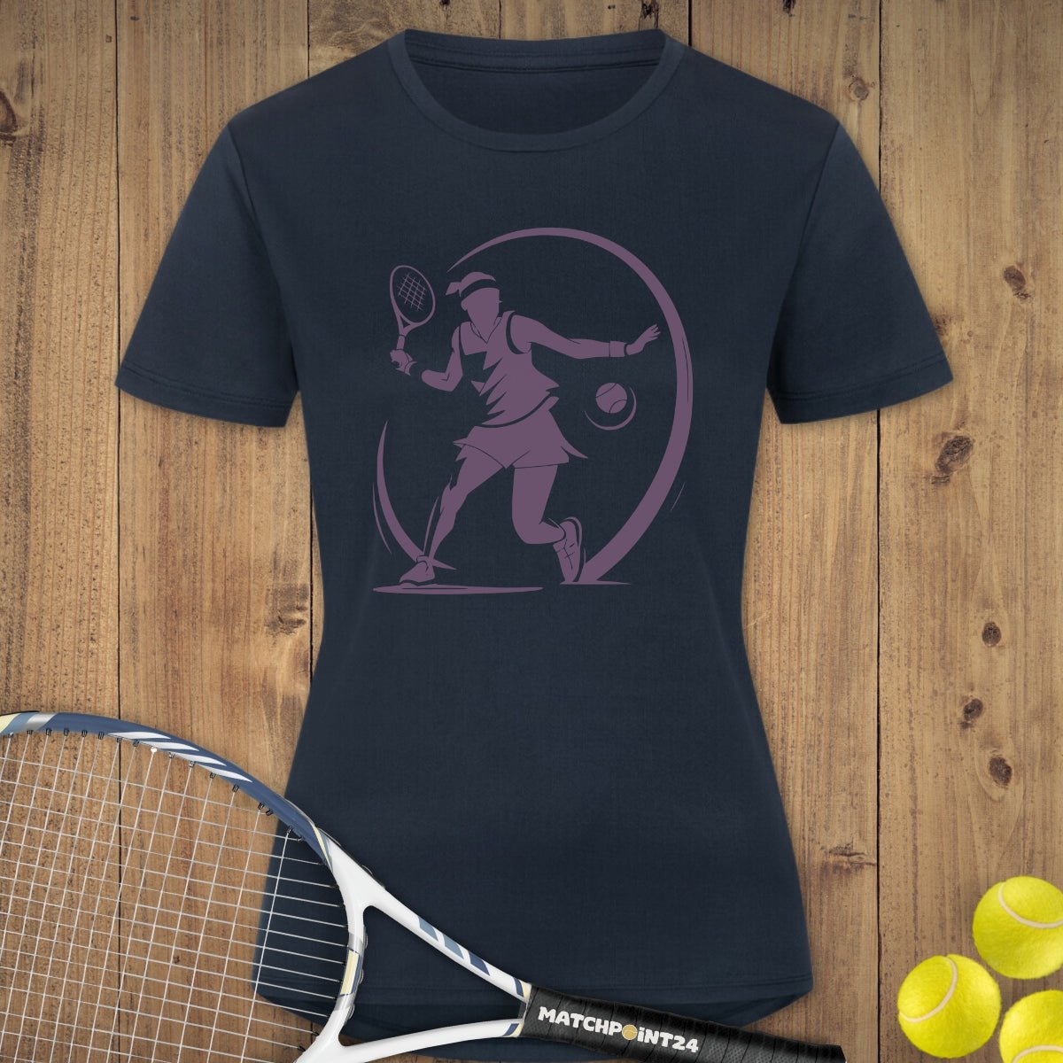 Hit it Frau | Damen Sport T-Shirt - Matchpoint24 - Kleidung für Tennisfans