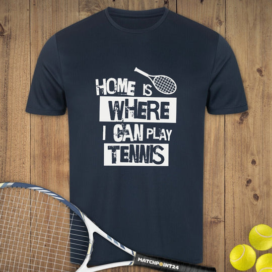 Home Is | Herren Sport T-Shirt - Matchpoint24 - Kleidung für Tennisfans