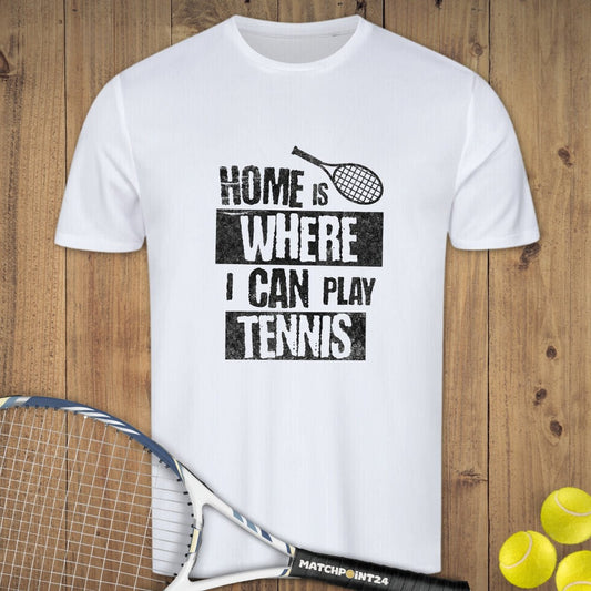 Home Is | Herren Sport T-Shirt - Matchpoint24 - Kleidung für Tennisfans