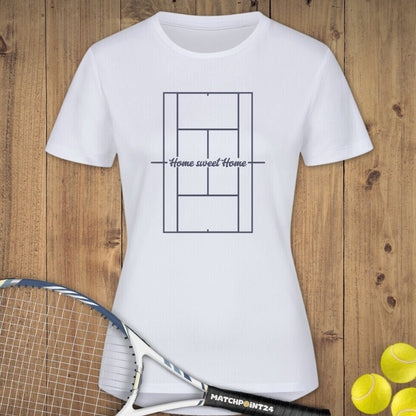 Home sweet home | Damen Sport T-Shirt - Matchpoint24 - Kleidung für Tennisfans