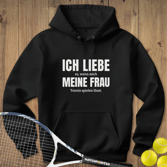 Ich liebe meine Frau | Hoodie (Unisex) - Matchpoint24 - Kleidung für Tennisfans