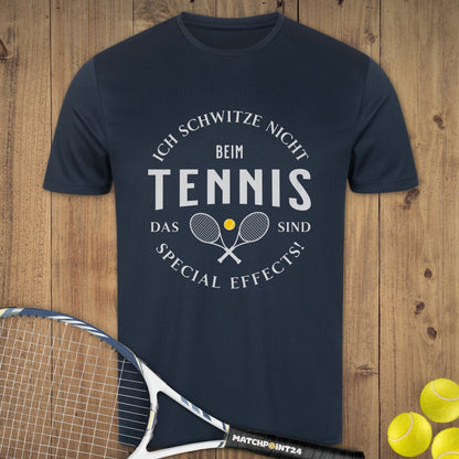 Ich schwitze nicht | Herren Sport T-Shirt - Matchpoint24 - Kleidung für Tennisfans