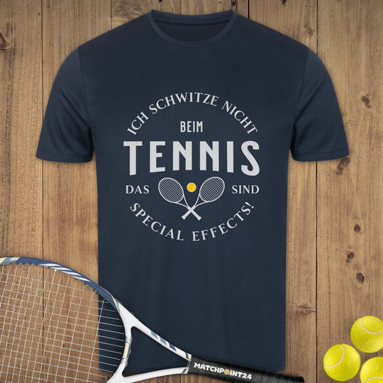 Ich schwitze nicht | Herren Sport T-Shirt - Matchpoint24 - Kleidung für Tennisfans