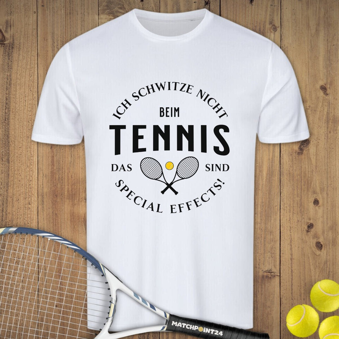 Ich schwitze nicht | Herren Sport T-Shirt - Matchpoint24 - Kleidung für Tennisfans