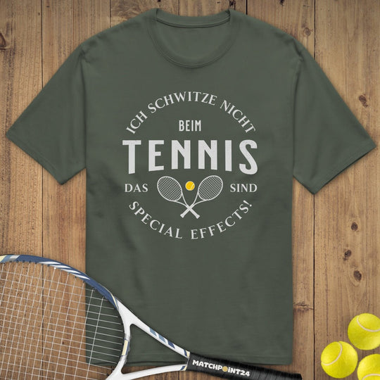 Ich schwitze nicht | Premium Herren T-Shirt - Matchpoint24 - Kleidung für Tennisfans