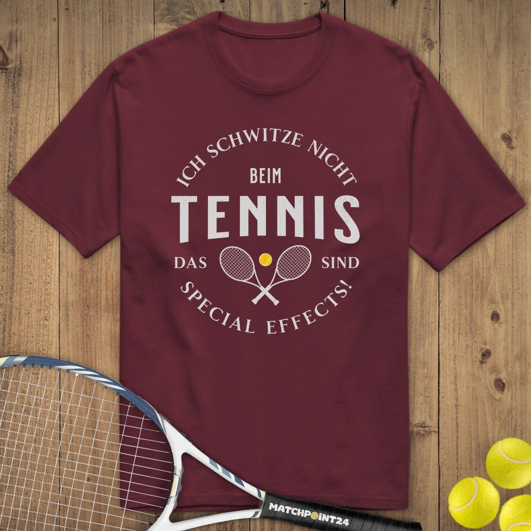 Ich schwitze nicht | Premium Herren T-Shirt - Matchpoint24 - Kleidung für Tennisfans