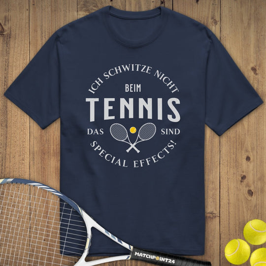 Ich schwitze nicht | Premium Herren T-Shirt - Matchpoint24 - Kleidung für Tennisfans