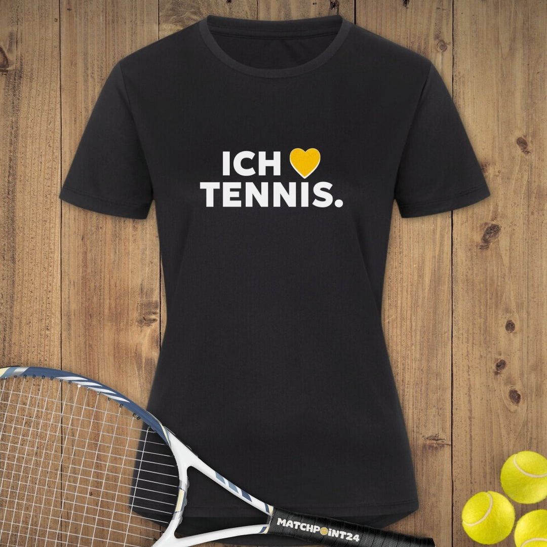 Ich steh auf Tennis | Damen Sport T-Shirt - Matchpoint24 - Kleidung für Tennisfans