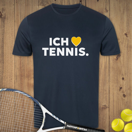 Ich steh auf Tennis | Herren Sport T-Shirt - Matchpoint24 - Kleidung für Tennisfans