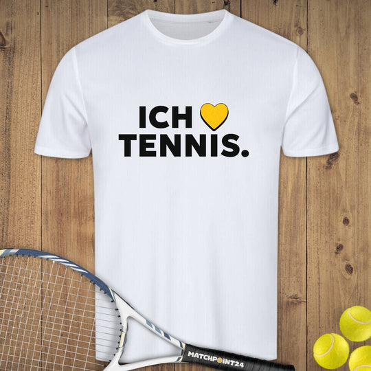 Ich steh auf Tennis | Herren Sport T-Shirt - Matchpoint24 - Kleidung für Tennisfans