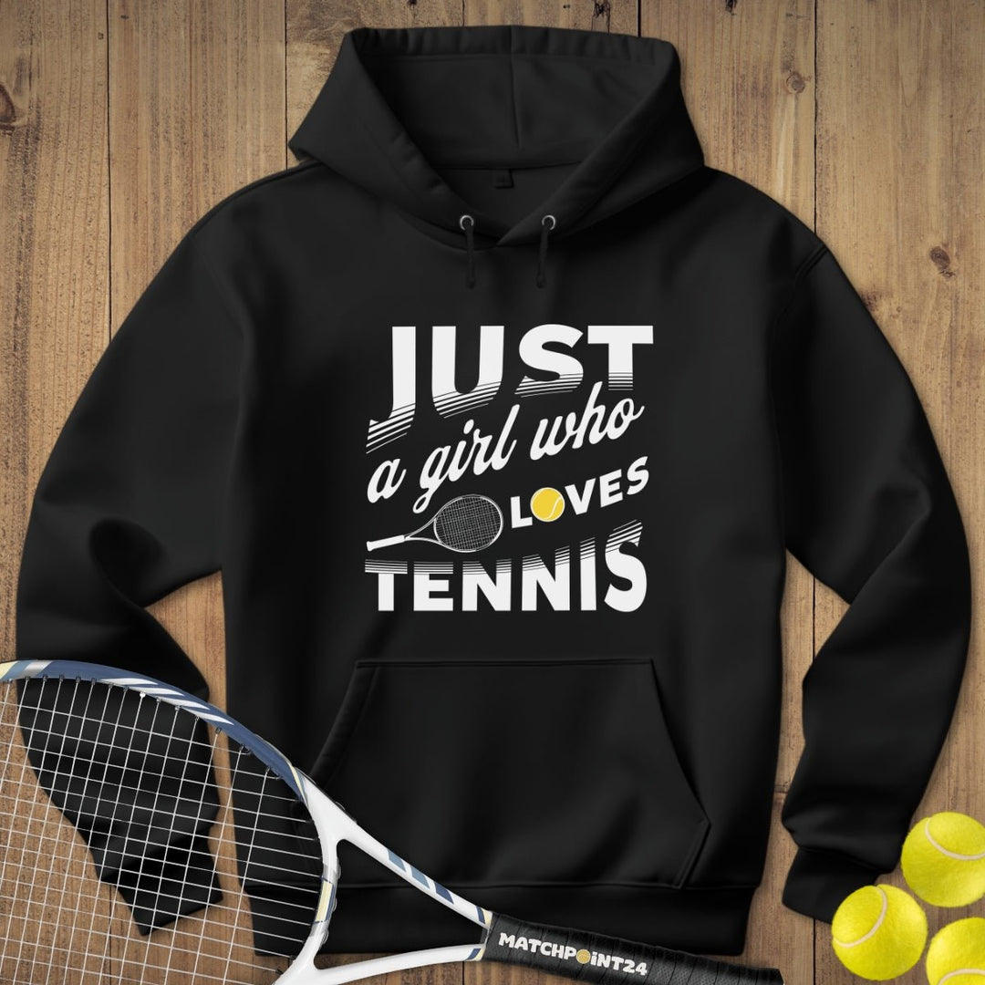 Just a Girl | Hoodie (Unisex) - Matchpoint24 - Kleidung für Tennisfans